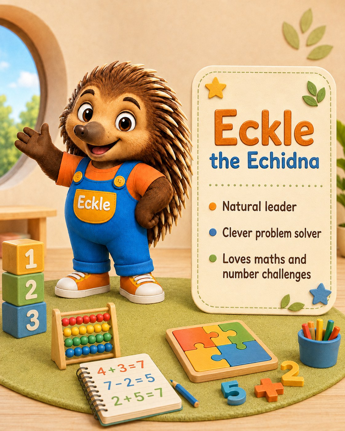 Eckle the Echidna profile